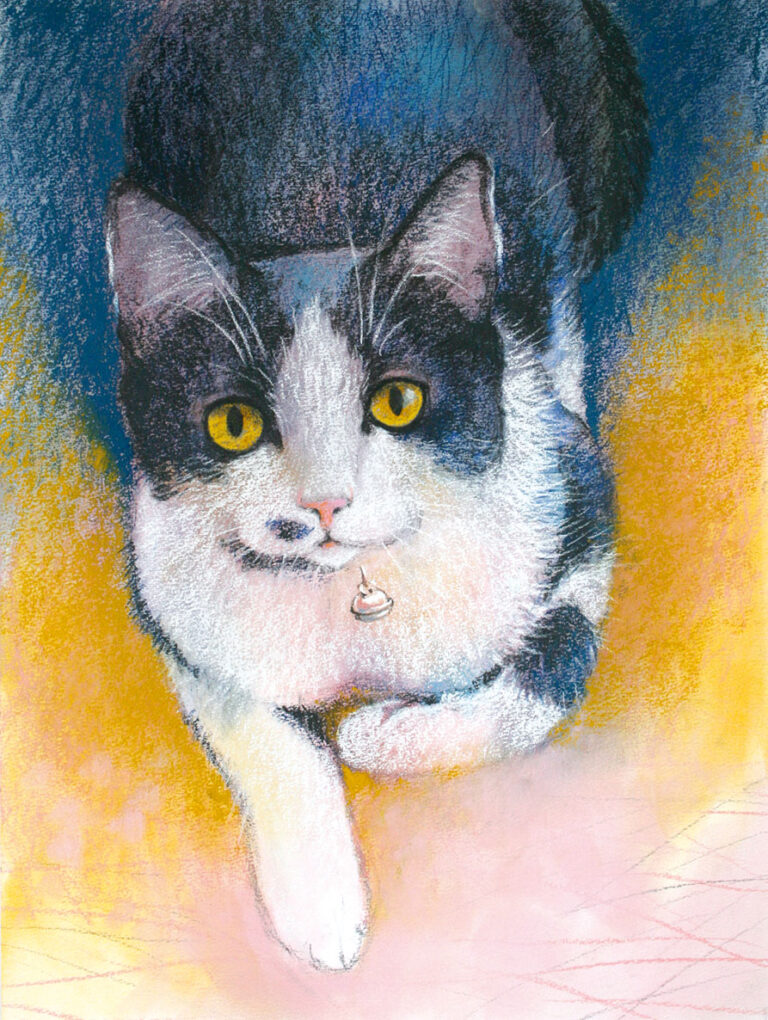 Katze in Pastell von Frau Botman aus Ausgabe 72
