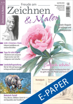 Freude am Zeichnen & Malen Nr. 74 Titel epaper