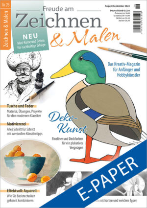 Freude am Zeichnen & Malen Nr. 76 Titel epaper